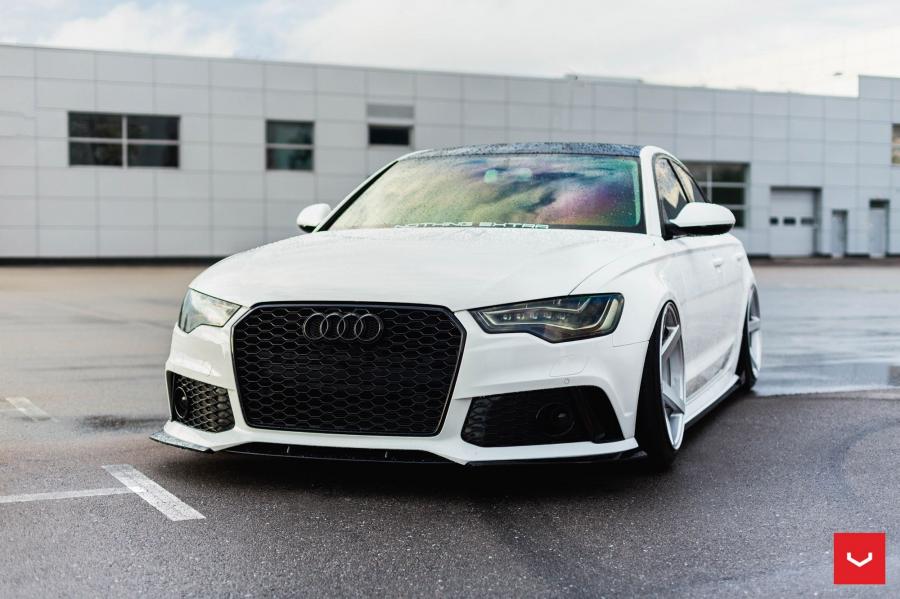  Audi S6 Sedan on Vossen Wheels (CV3R) 2017 года  (фото 4 из 16)